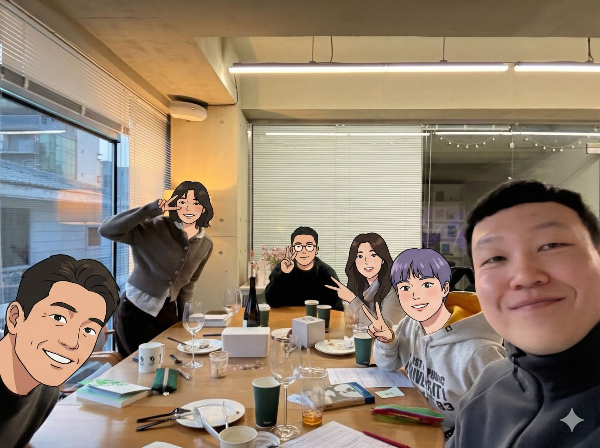 어제 열린 꾸독자 사은행사 몇 명 왔을까?